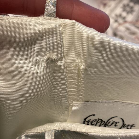 Vintage Steppin Out Formal Gown with Bolero Jacket Blue Size 13/14 Made in USA - Picture 14 of 15